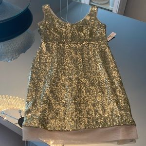 Gold/nude Michele Bohbot